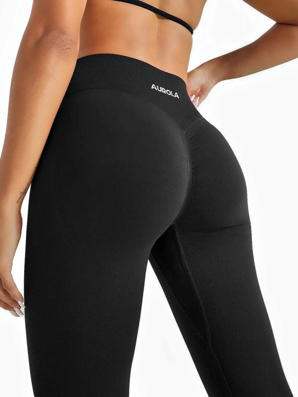 AUROLA seamless scrunch workout leggings